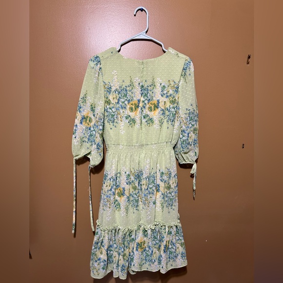 Beautiful flower dress size 8 zips and clips perfectly. - Picture 2 of 2